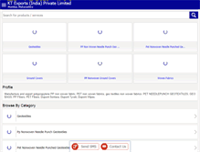Tablet Screenshot of ktnonwoven.com